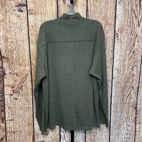 Columbia Men's Size XL Quarter Zip Pullover Long Sleeve Shirt Green XCO Sweater - Picture 2 of 11